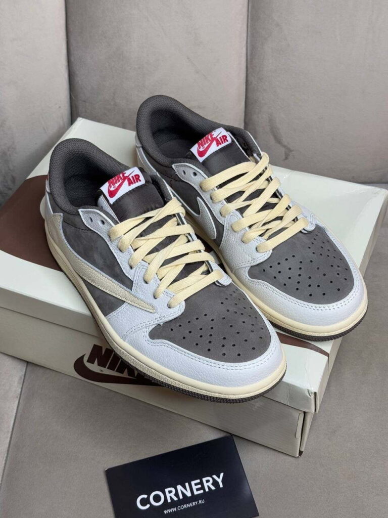 Кеды Travis Scott x Air Jordan 1 Low OG Reverse Mocha S