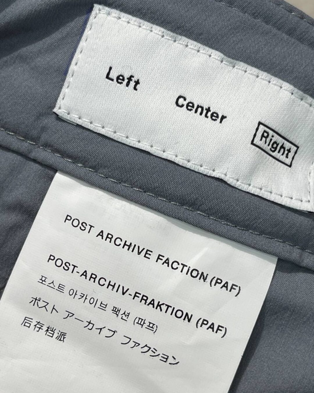 Штаны Post Archive Faction