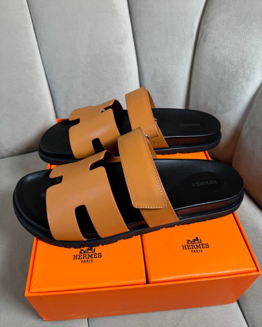 Тапки Hermes