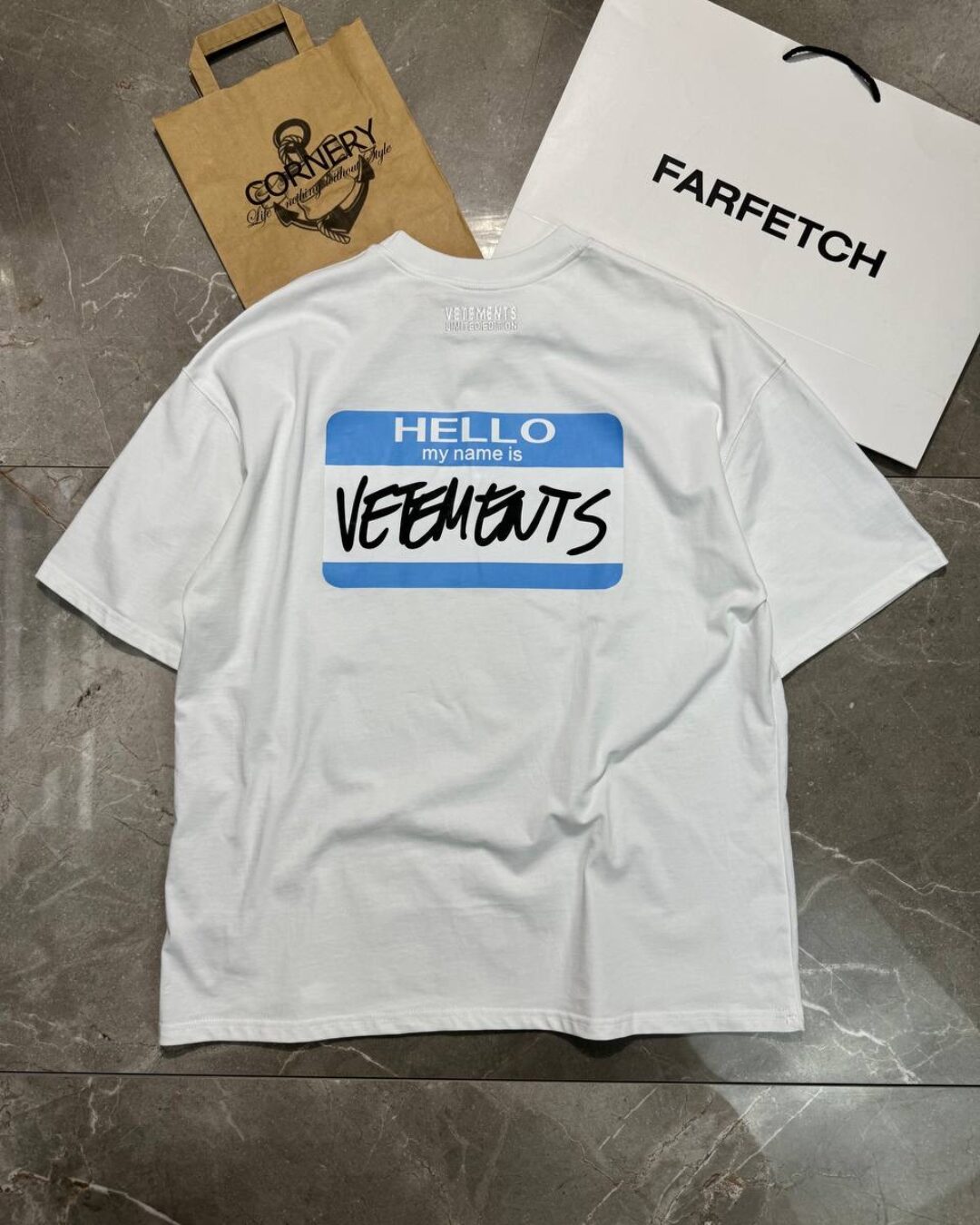 Футболка Vetements My Name Is — фото 2