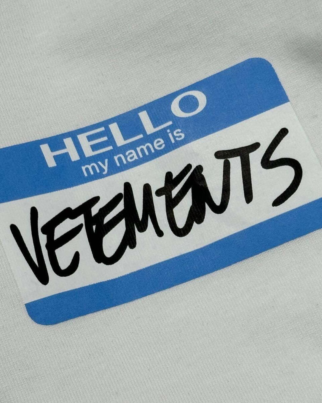 Футболка Vetements My Name Is — фото 5