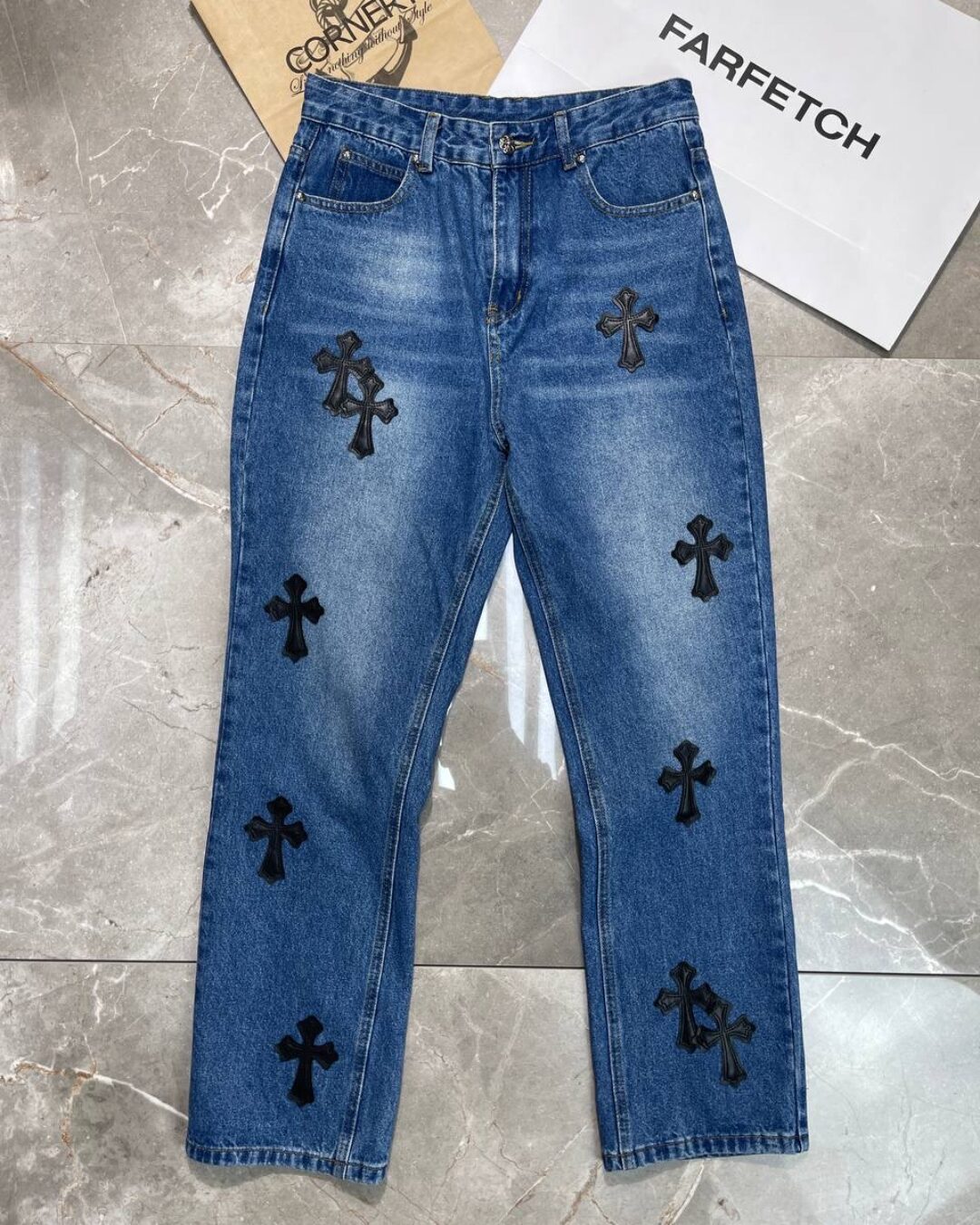 Джинсы Chrome Hearts