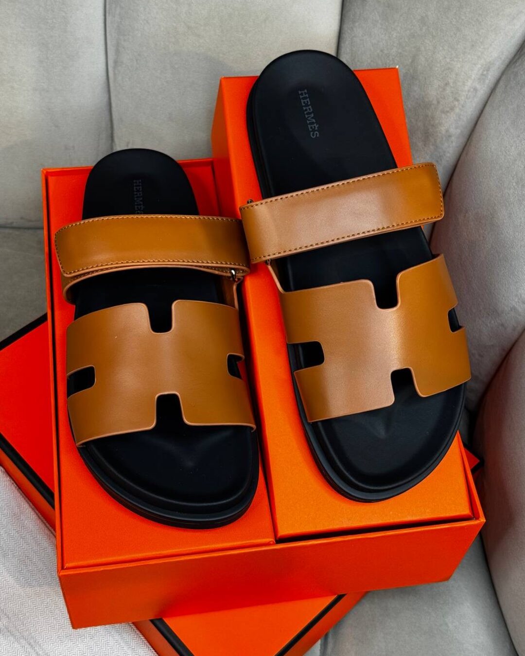 Тапки Hermes