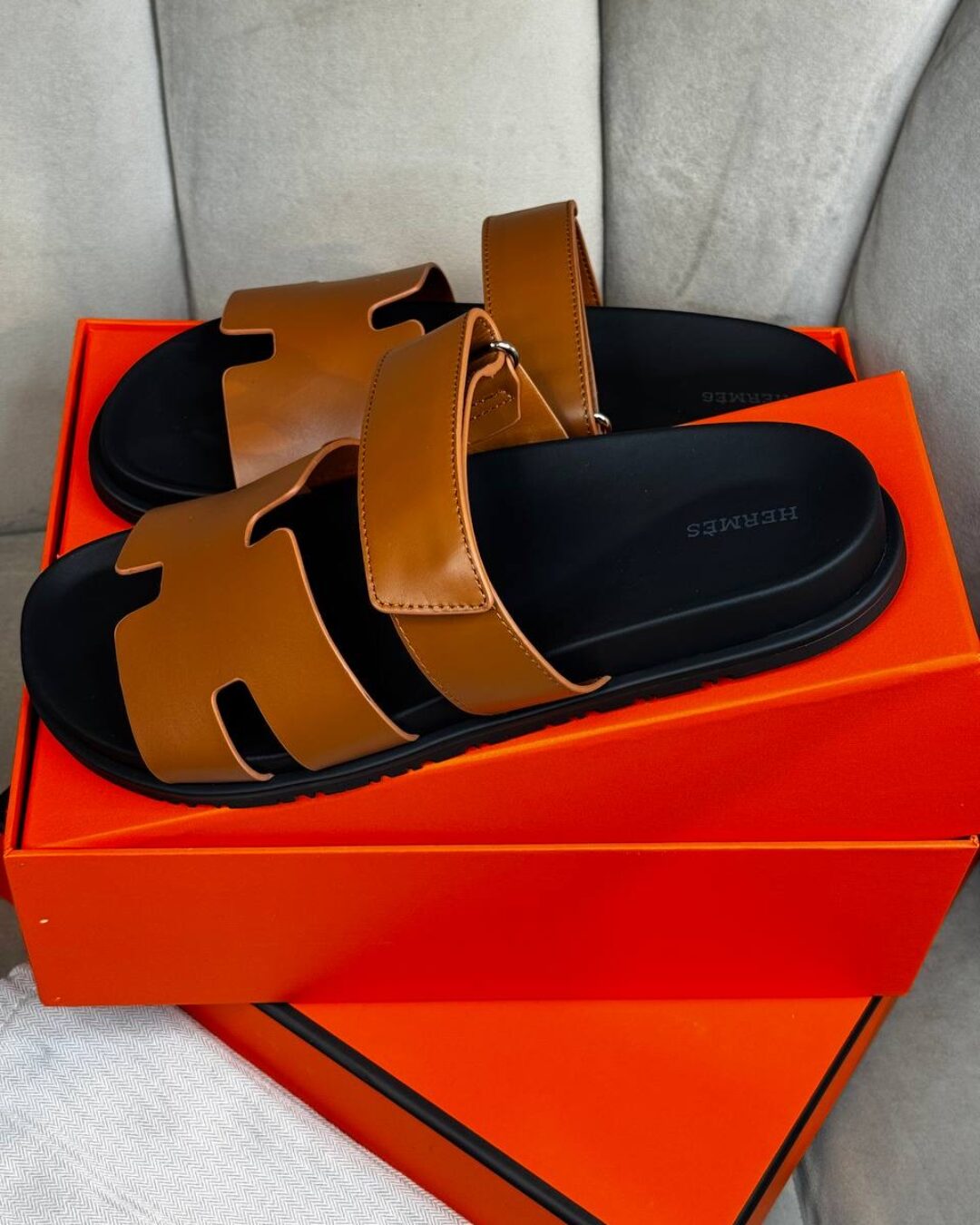 Тапки Hermes