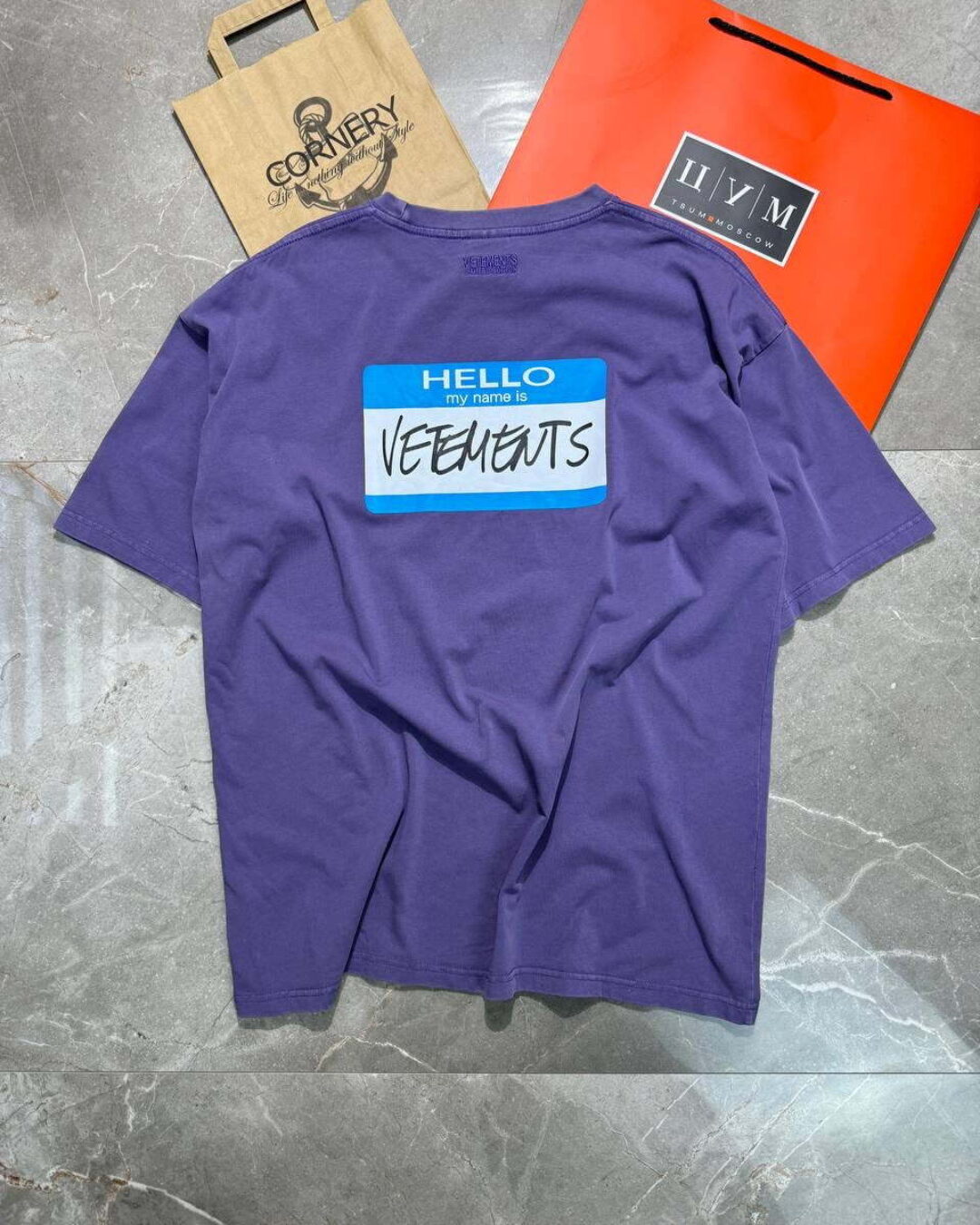Футболка Vetements My Name Is — фото 2