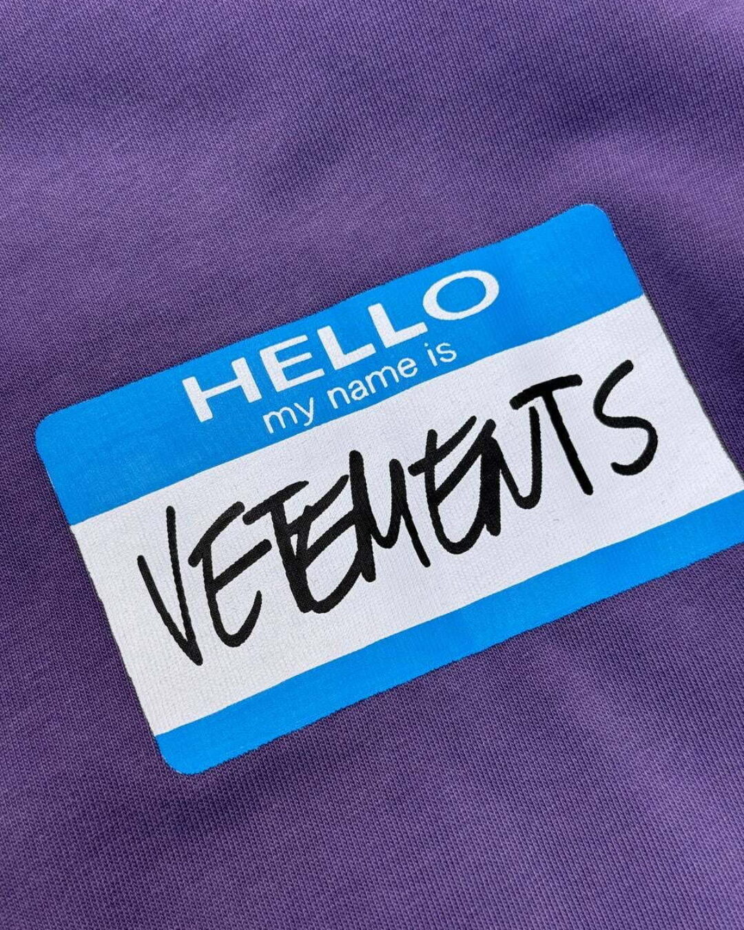 Футболка Vetements My Name Is — фото 7