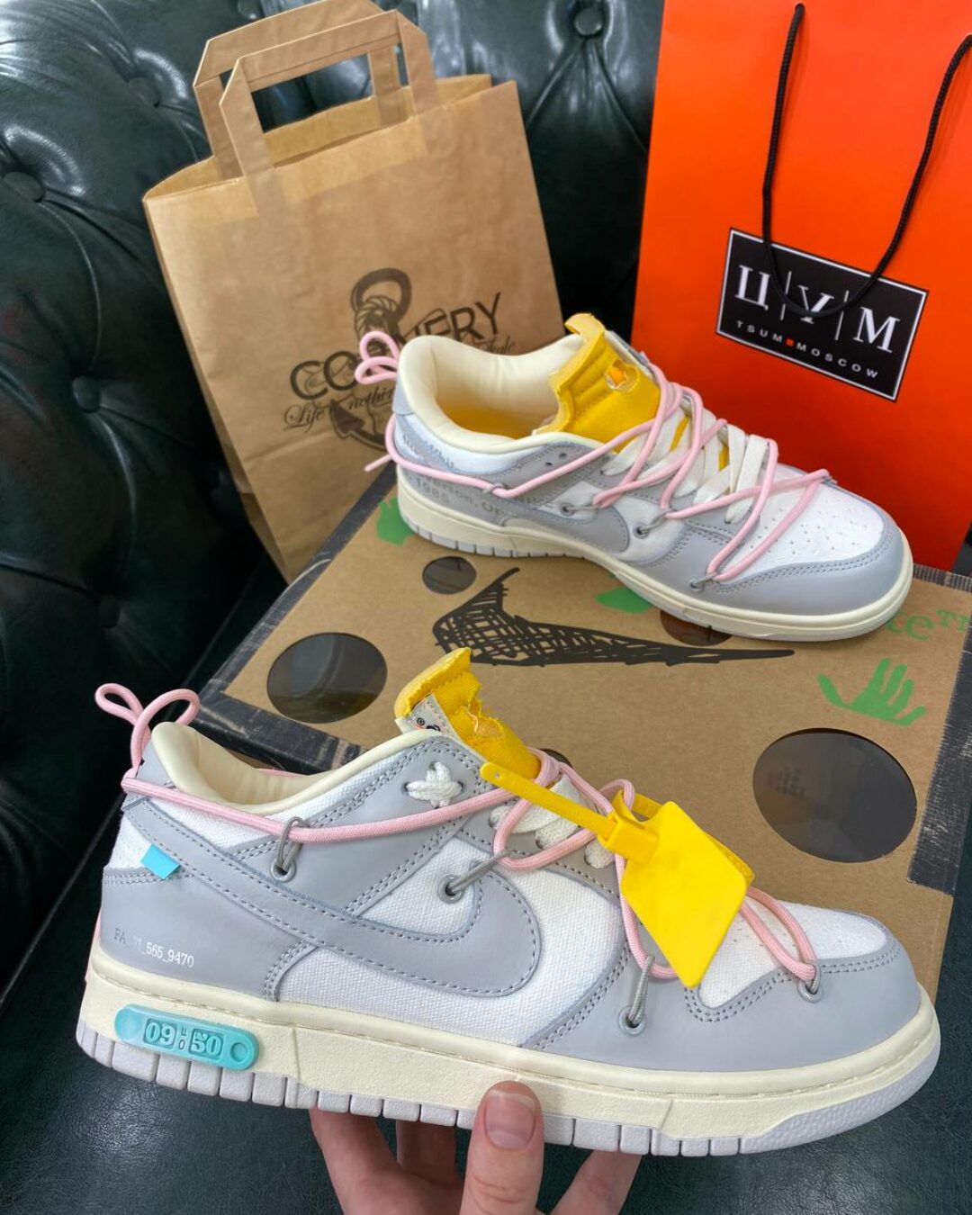 Кеды Off-White x Nike Dunk Low 02 of 50