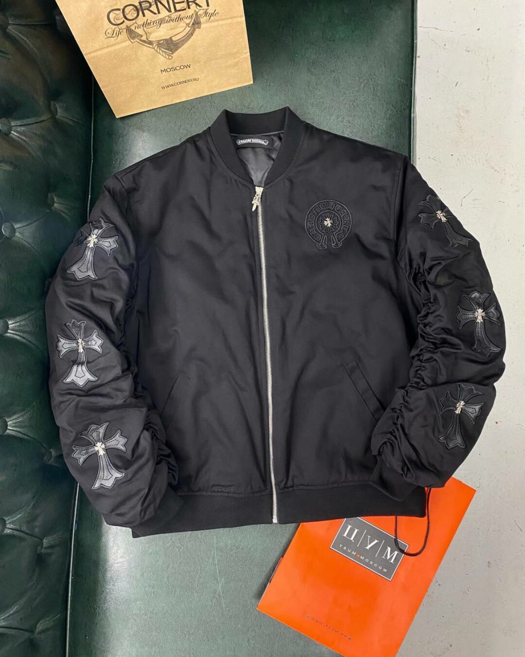 Бомбер Chrome Hearts