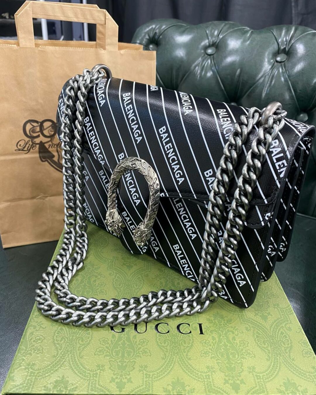 Сумка Balenciaga x Gucci Dionysus The Hacker Project