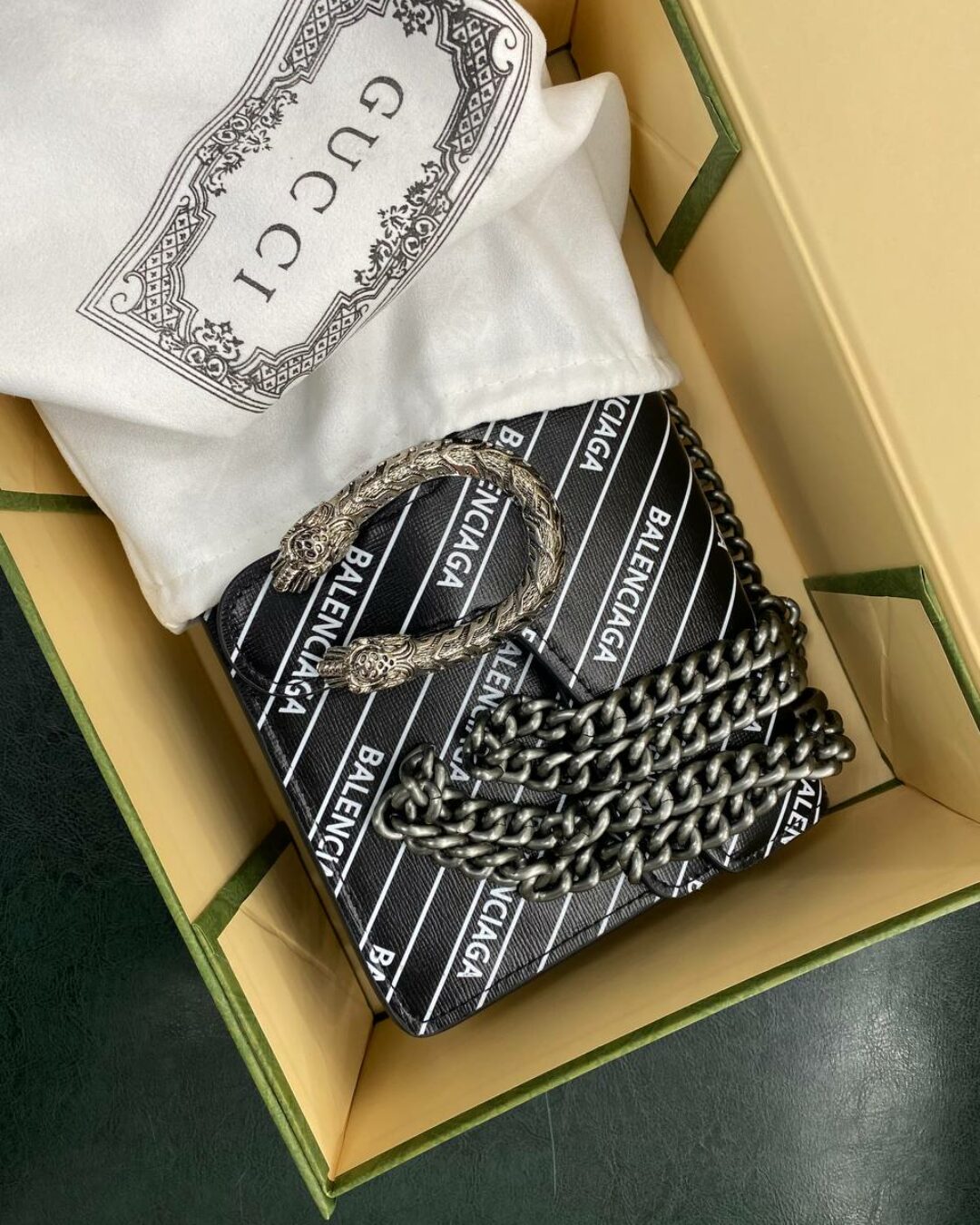 Сумка Balenciaga x Gucci Dionysus The Hacker Project