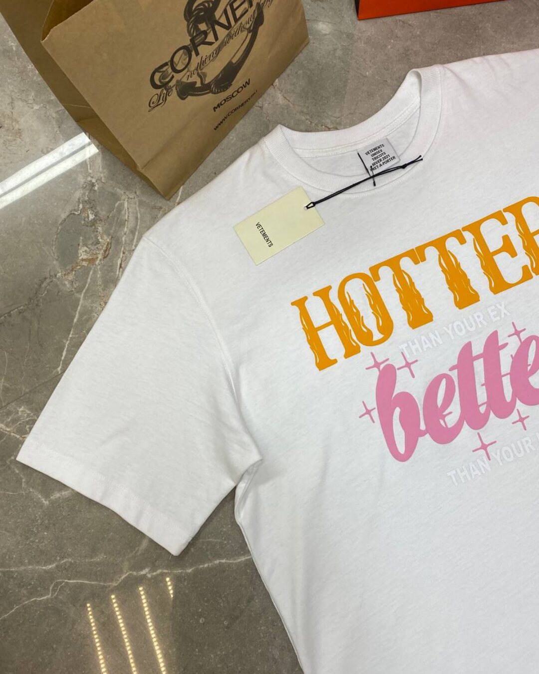 Футболка Vetements Hotter Than You'r Ex — фото 3