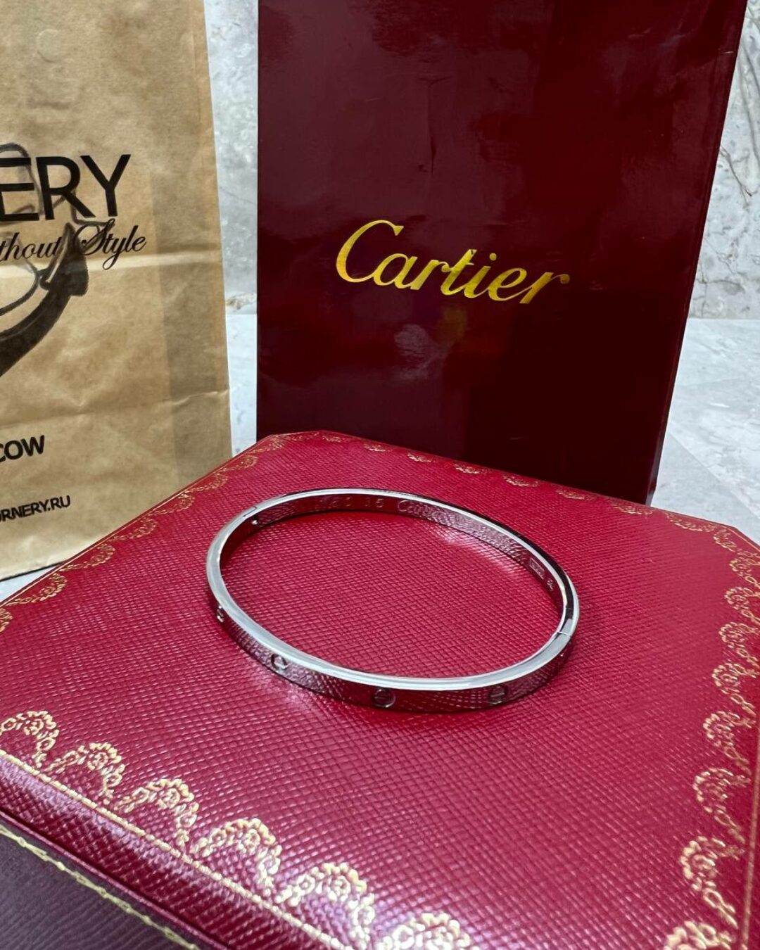 Браслет Cartier Love (тонкий)