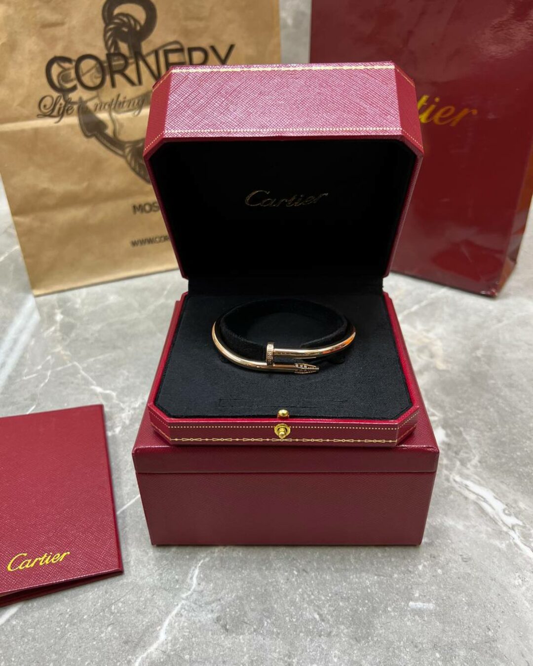 Браслет Cartier Гвоздь (камни)