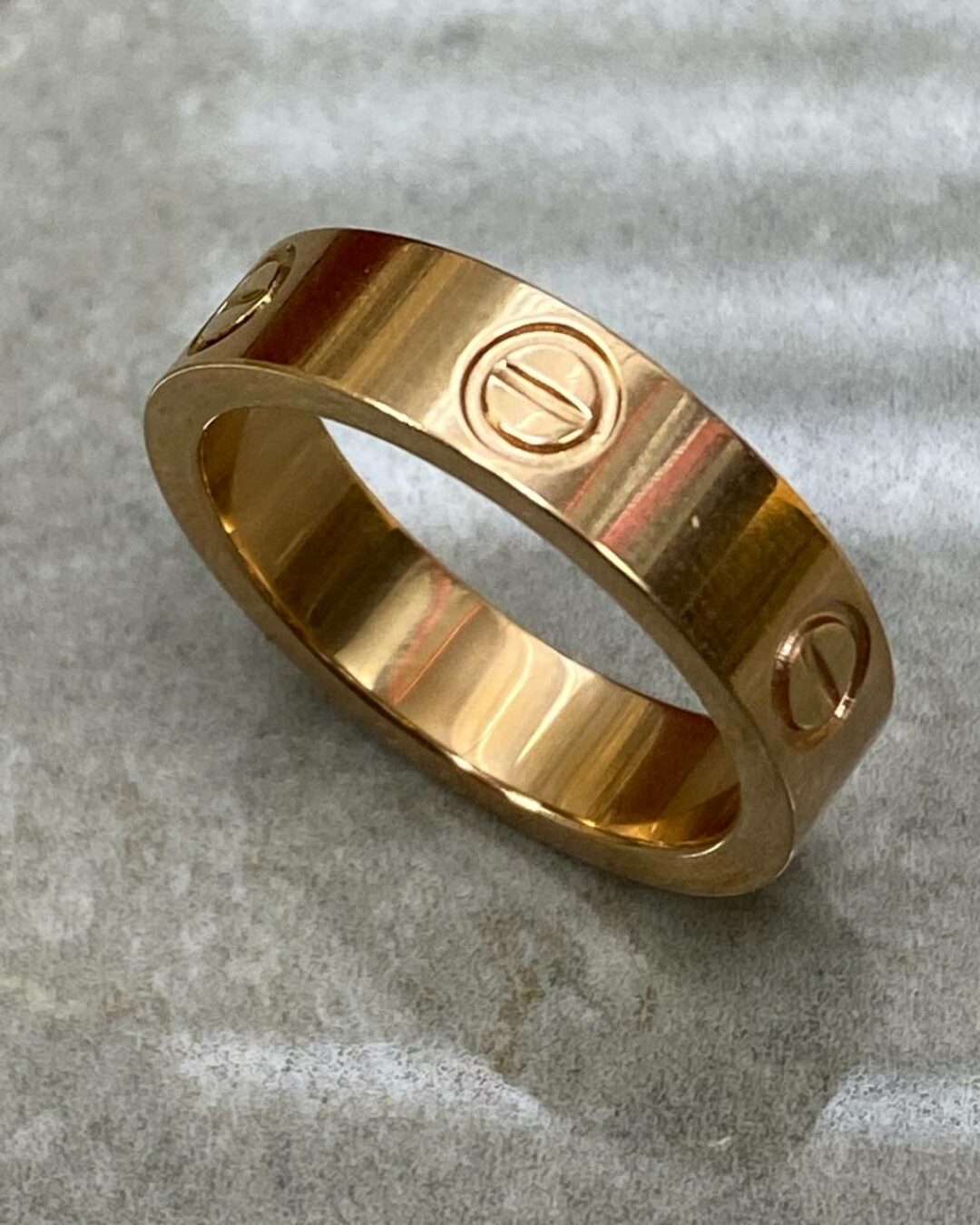 Кольцо Cartier (розовое золото)