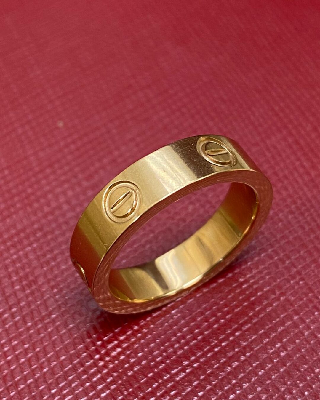 Кольцо Cartier (розовое золото)