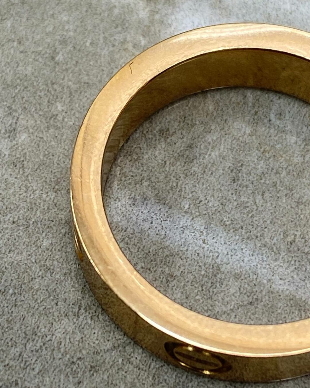 Кольцо Cartier (розовое золото)