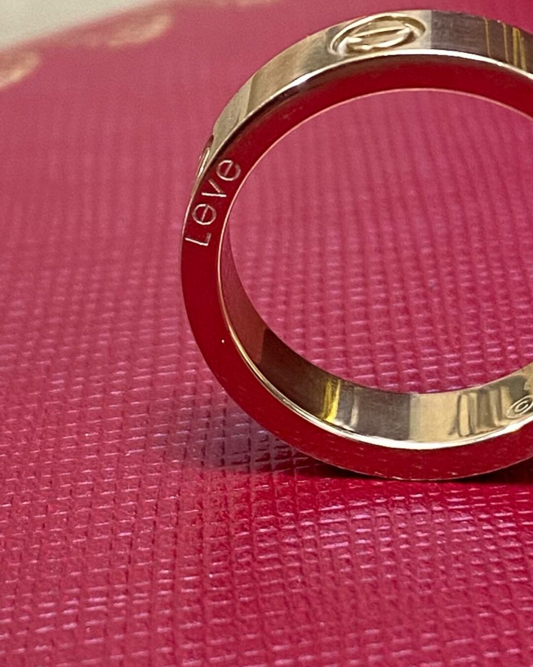 Кольцо Cartier (розовое золото)