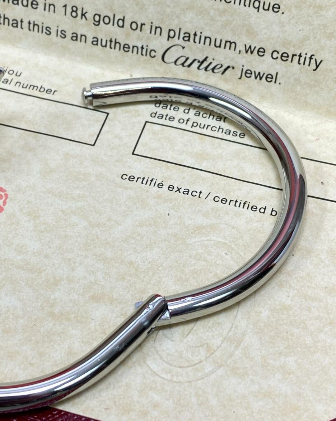 Браслет Cartier Гвоздь