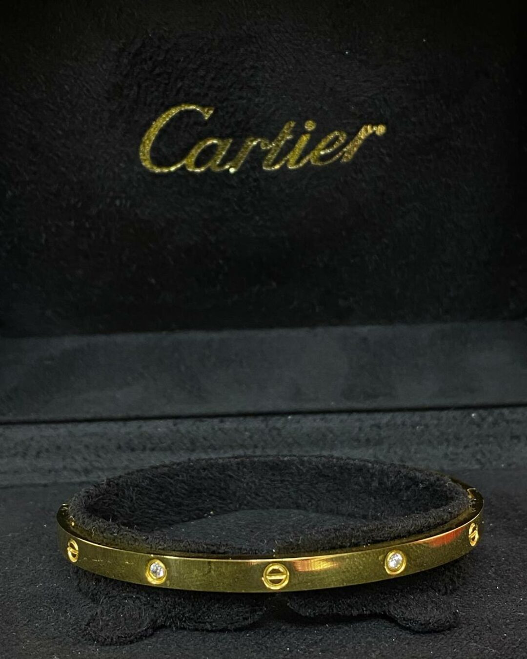 Браслет Cartier Love (камни)