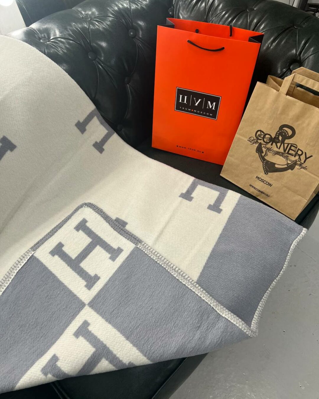 Плед Hermes