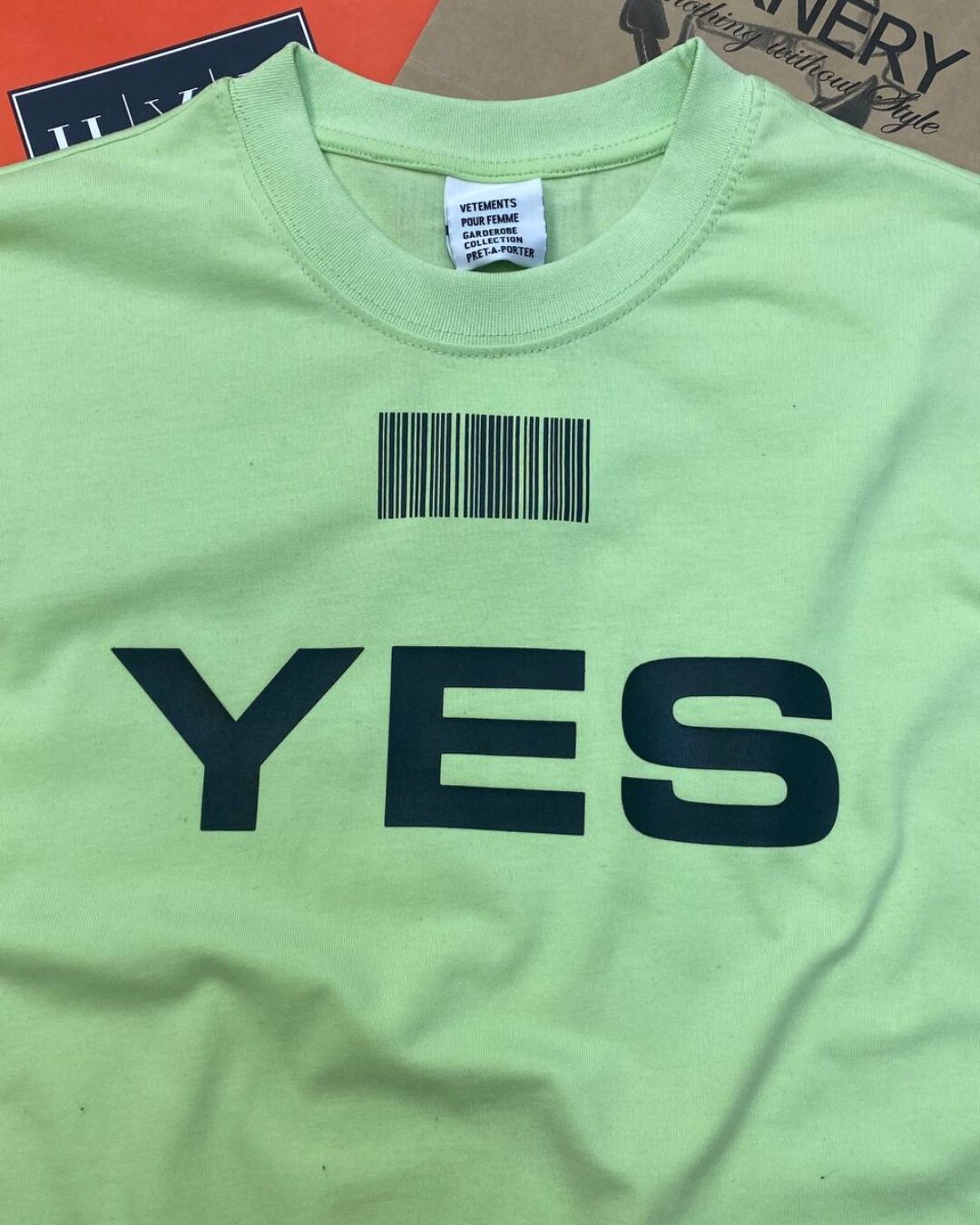 Футболка Vetements Yes Or No — фото 3