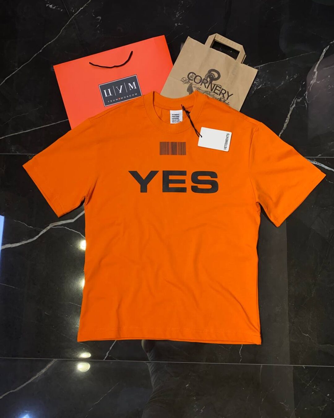 Футболка Vetements Yes Or No