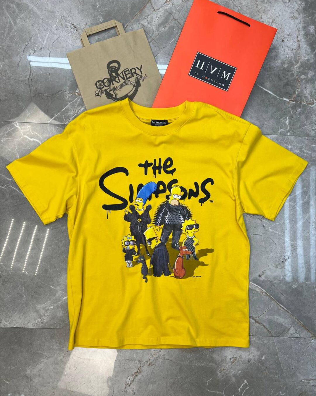 Футболка Balenciaga x Simpsons