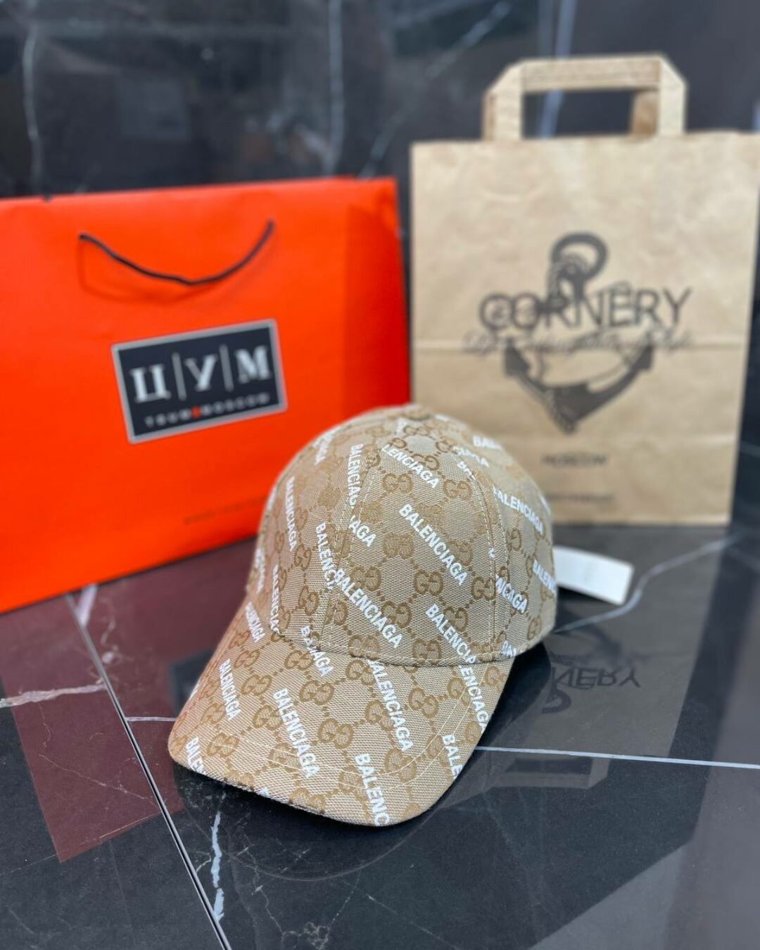 Кепка Balenciaga x Gucci