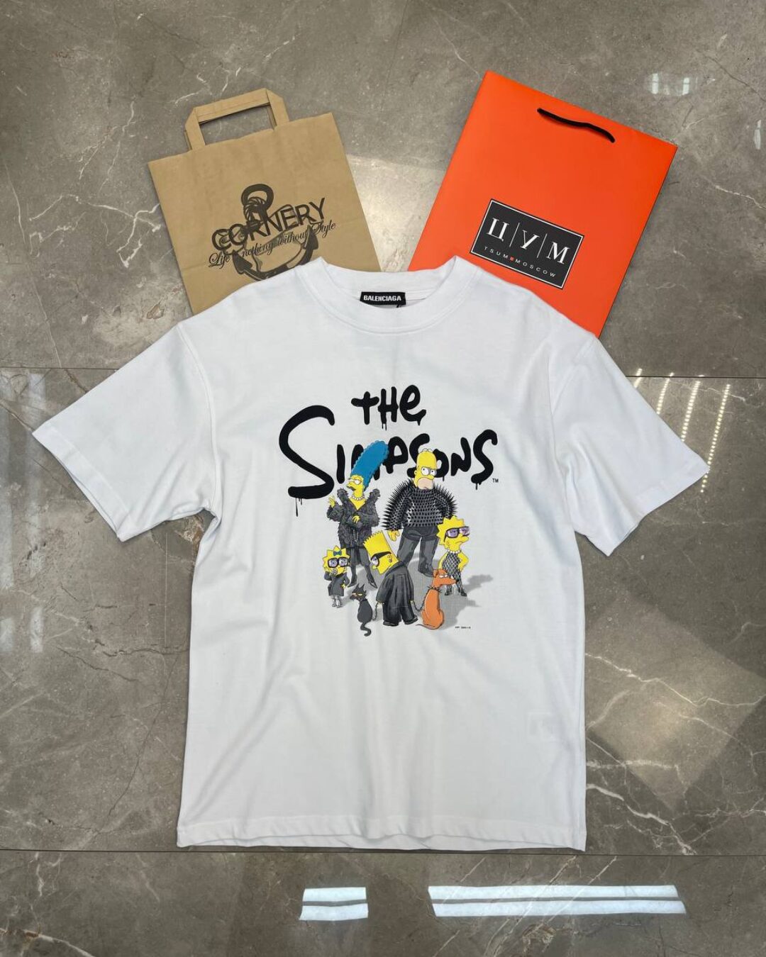 Футболка Balenciaga x Simpsons