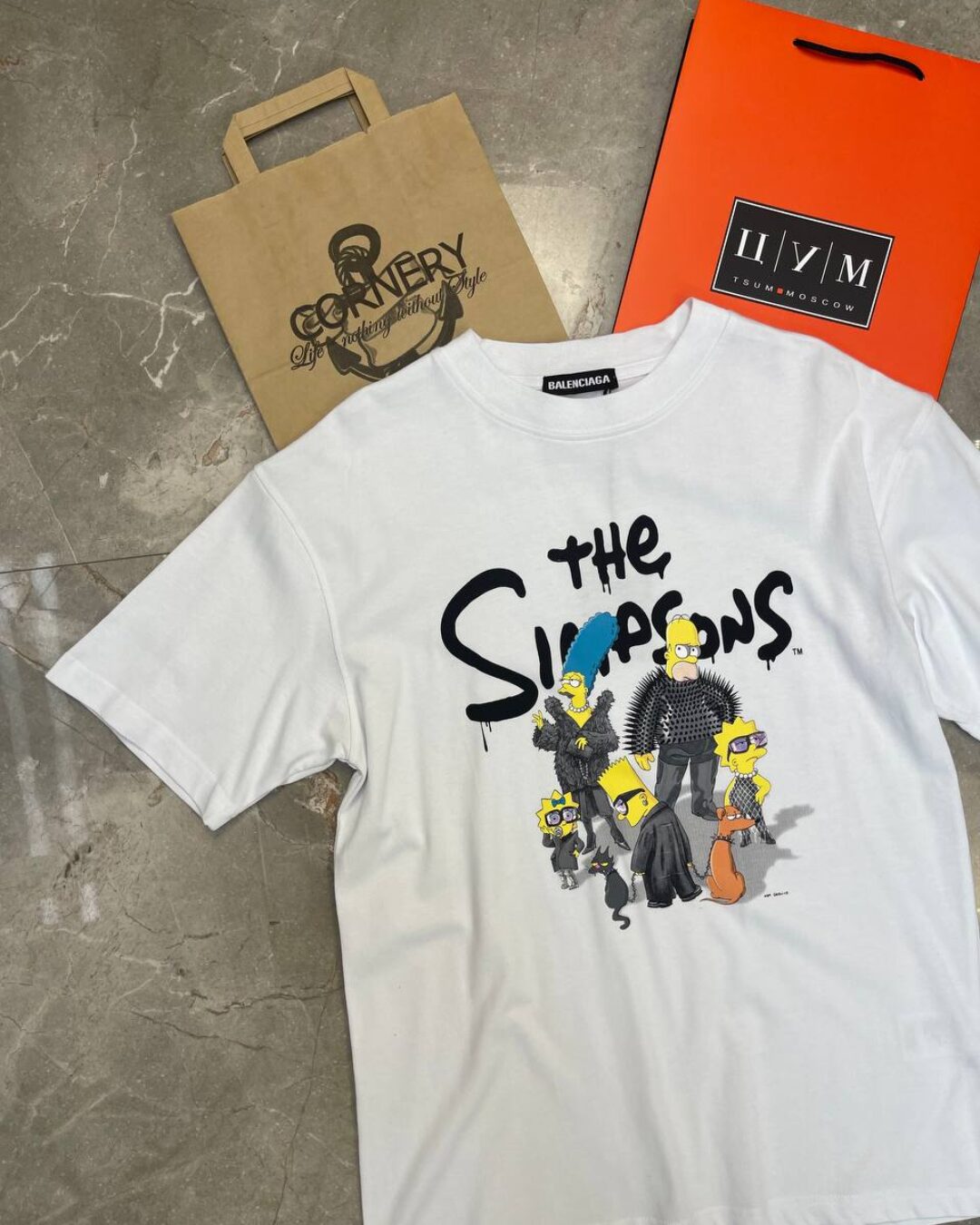 Футболка Balenciaga x Simpsons — фото 4