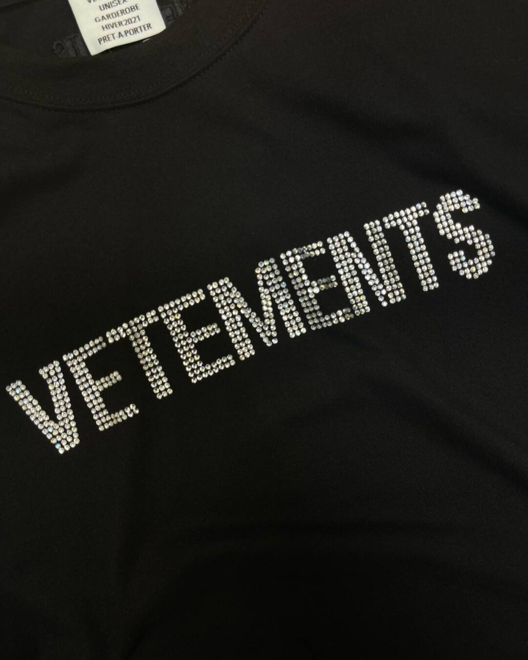 Футболка Vetements Strass Logo — фото 6