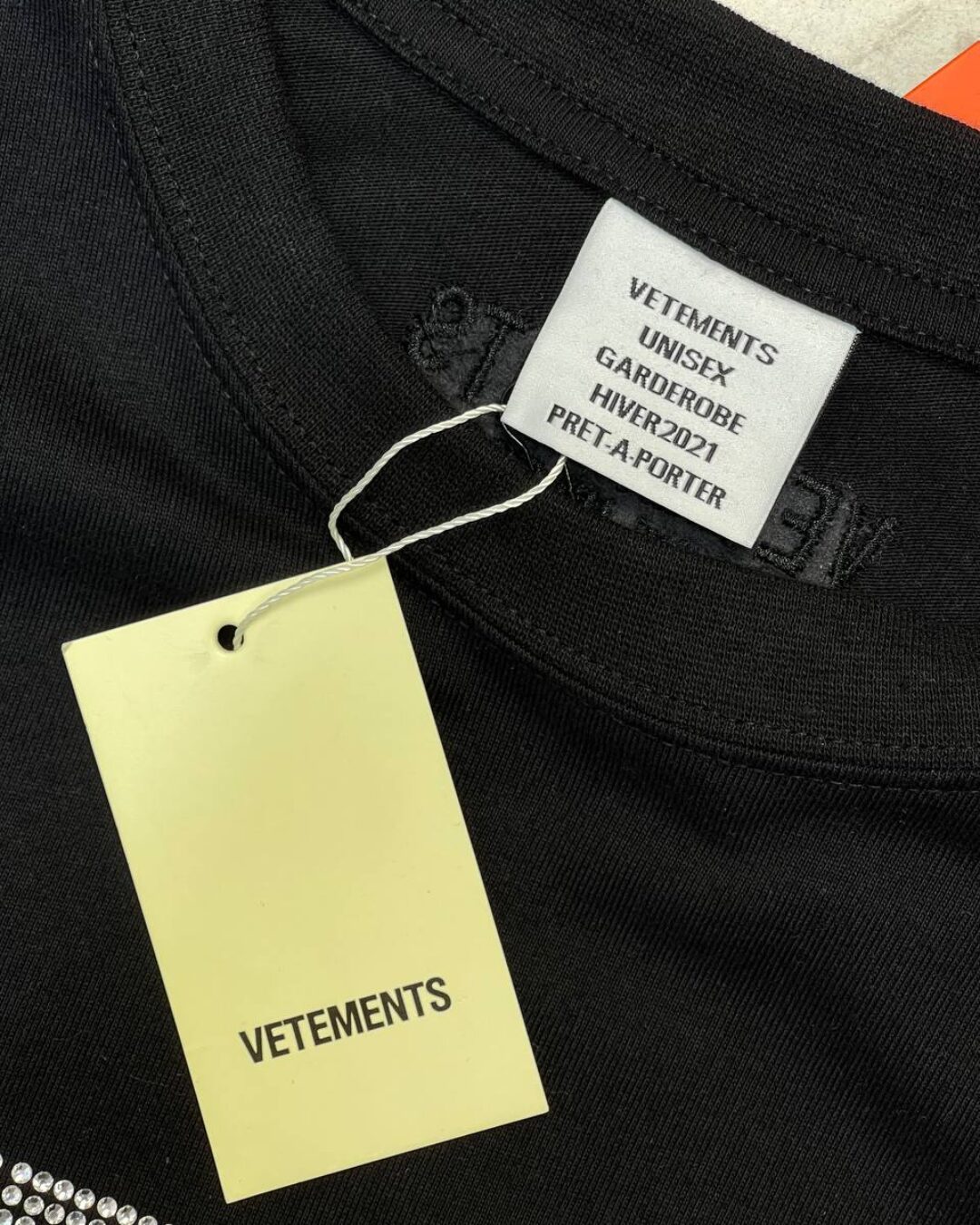 Футболка Vetements Strass Logo — фото 7