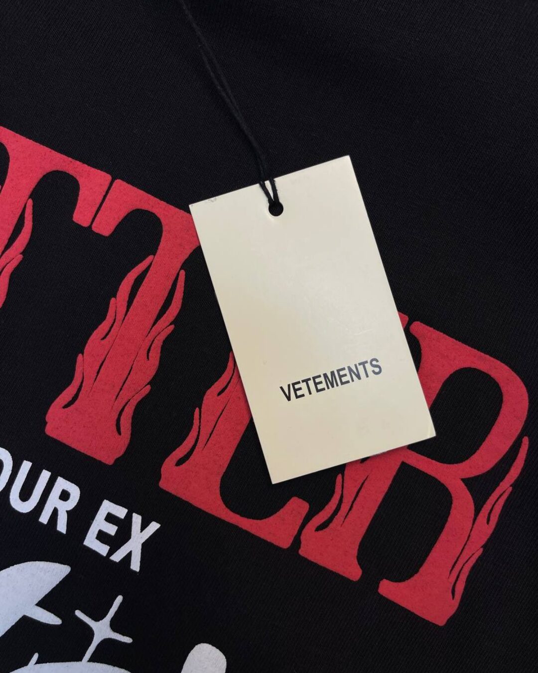 Футболка Vetements Hotter Then You'r Ex — фото 7