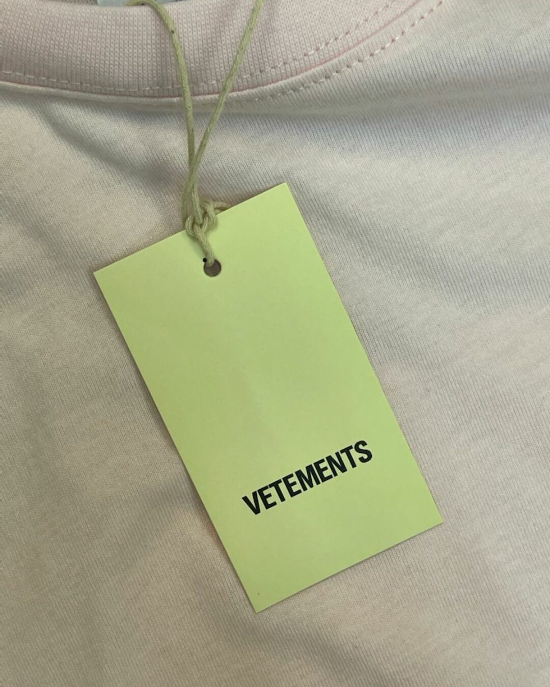 Футболка Vetements My Name Is