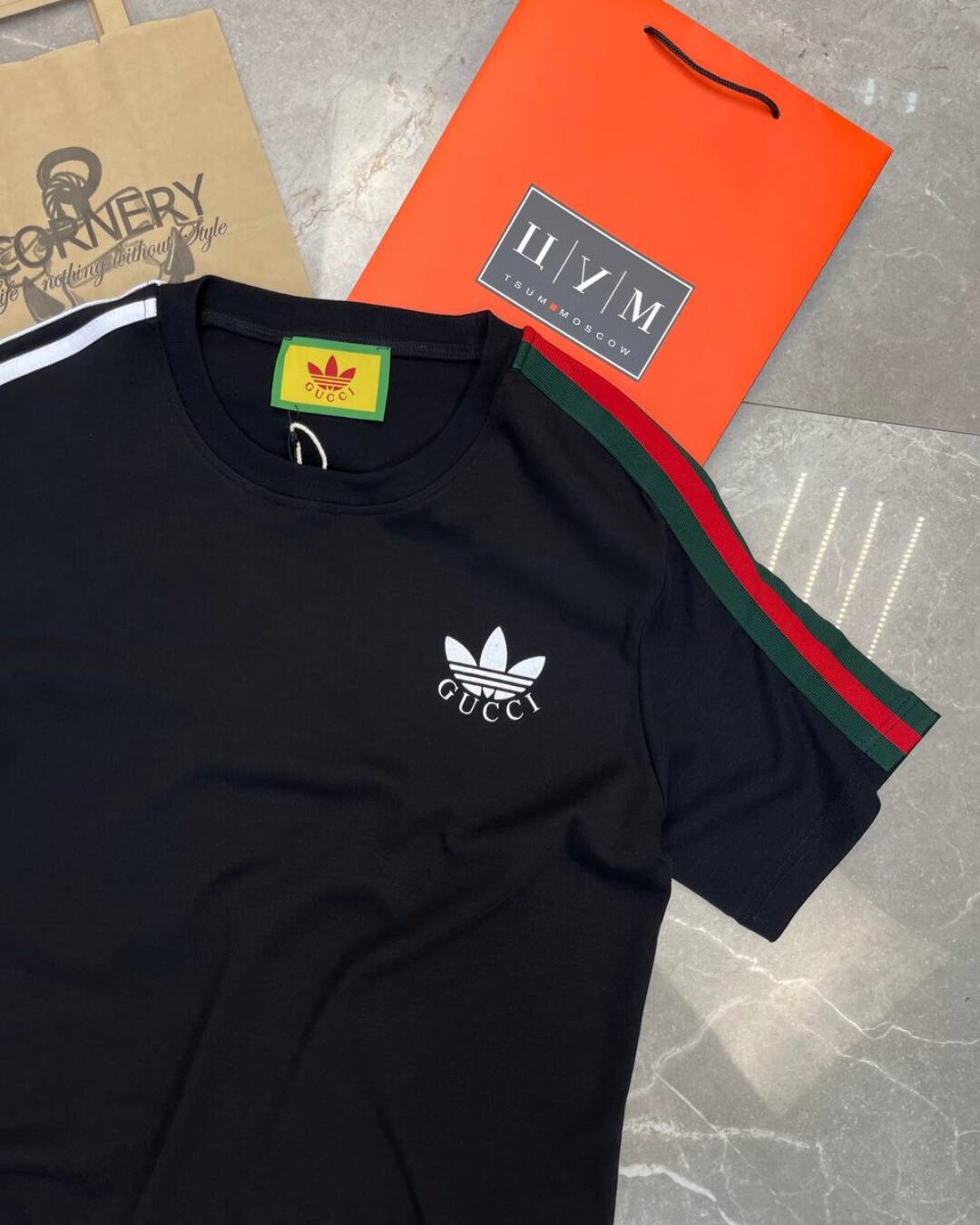 Футболка Gucci x Adidas — фото 4