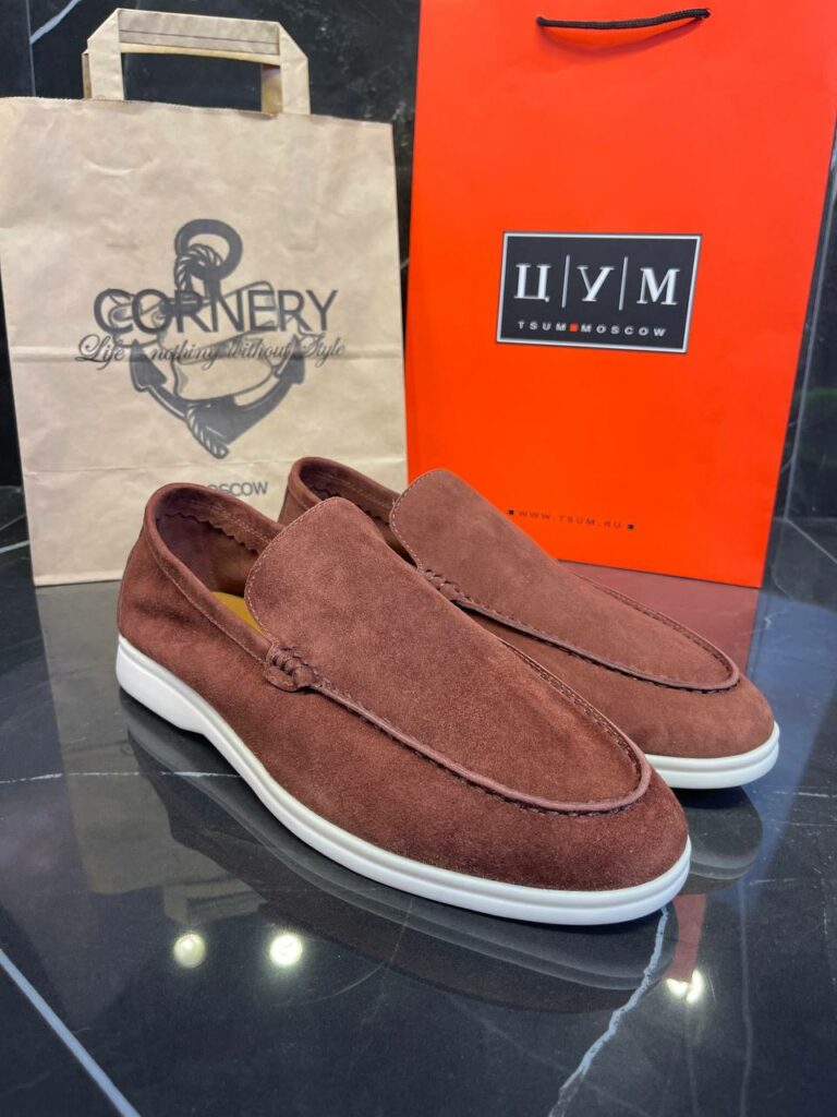 Лоферы Loro Piana Red Coffee