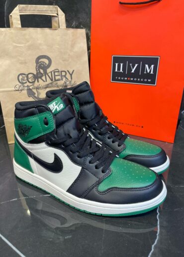 Кроссовки Jordan 1 Retro High Pine Green