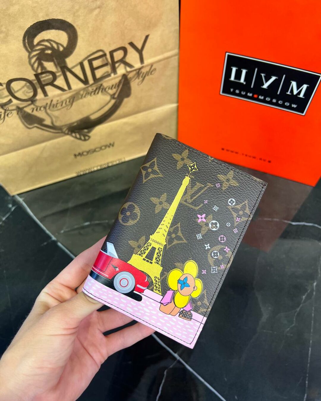 Обложка для паспорта Louis Vuitton