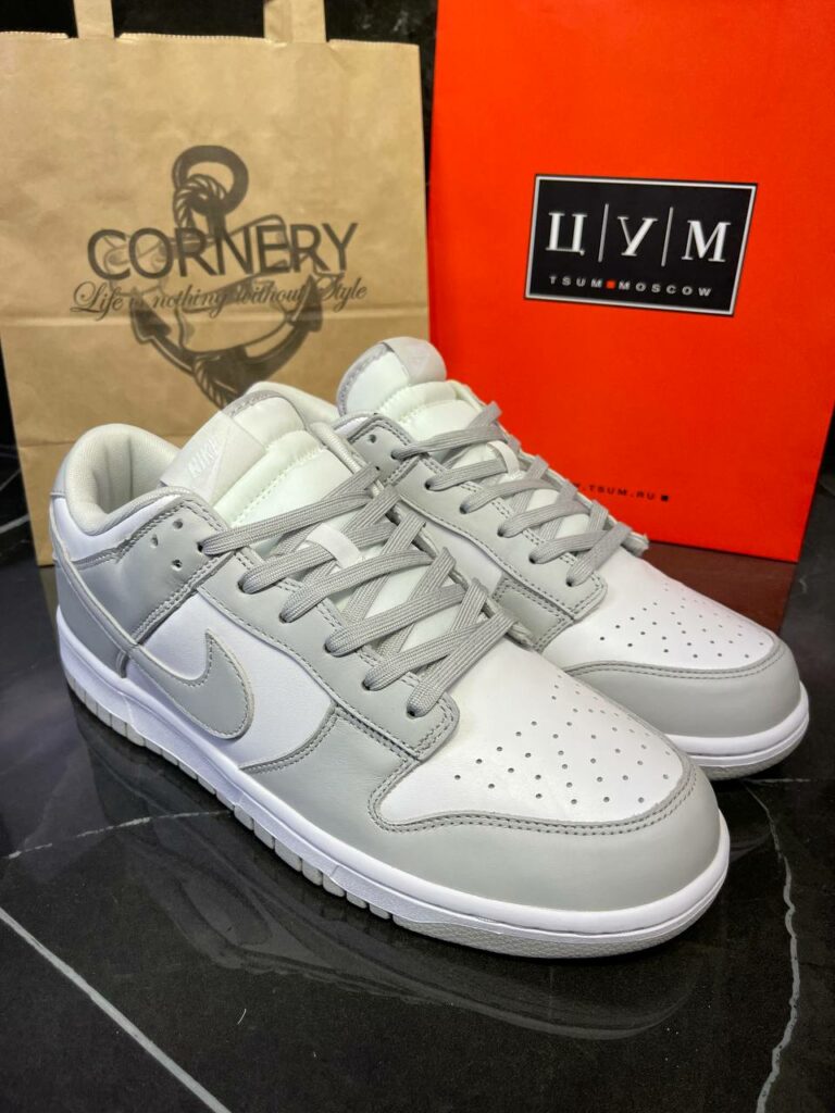 Кеды Nike Dunk Low Grey Fog