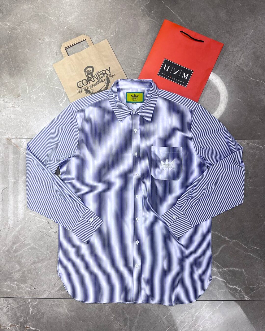 Рубашка Gucci x Adidas