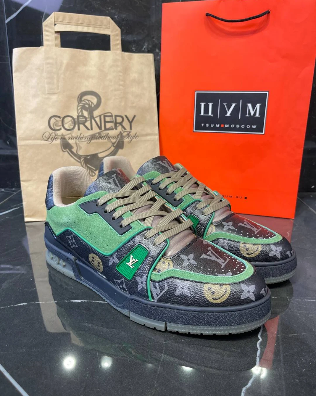 Кроссовки Louis Vuitton Trainer (дисконт)