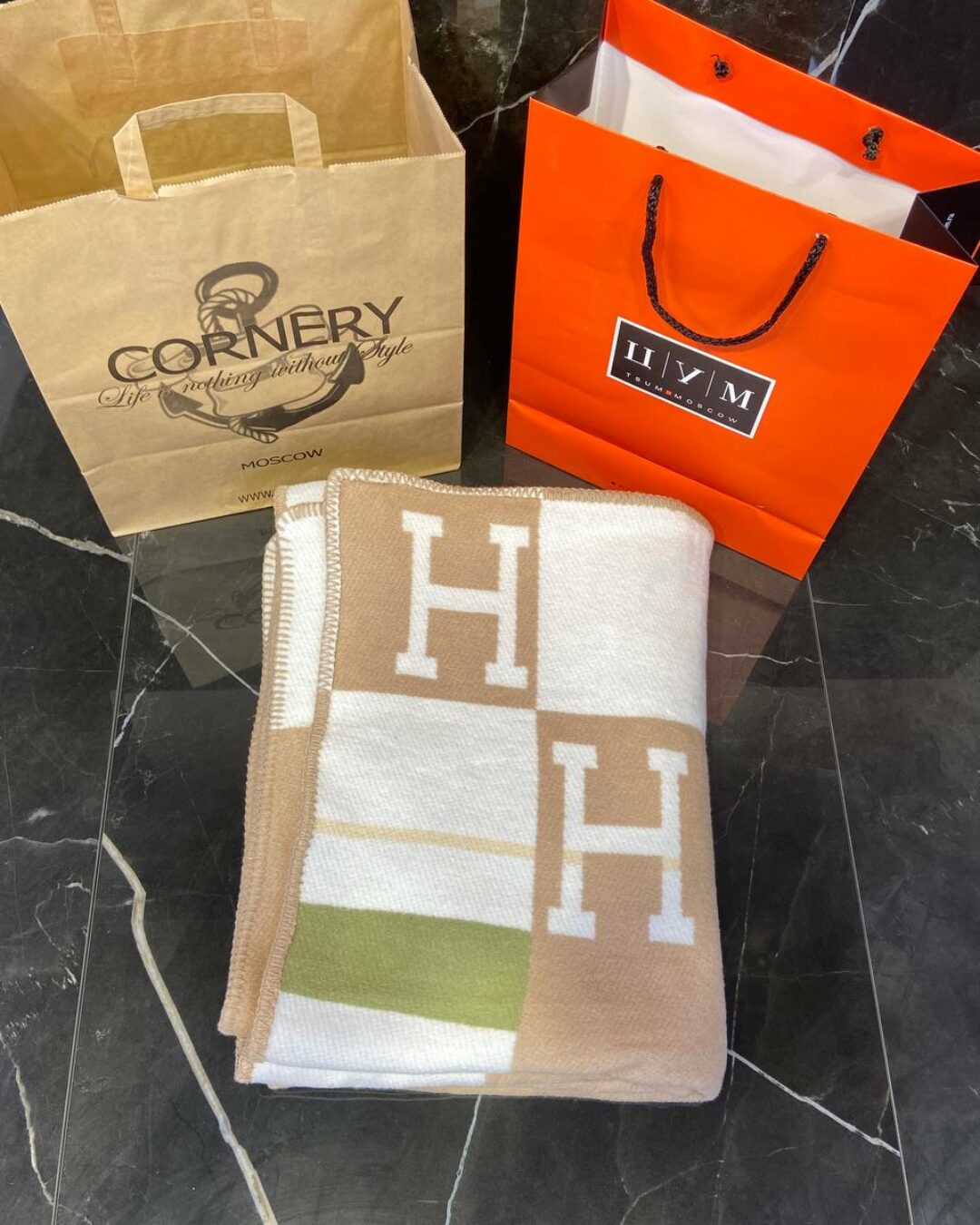 Плед Hermes