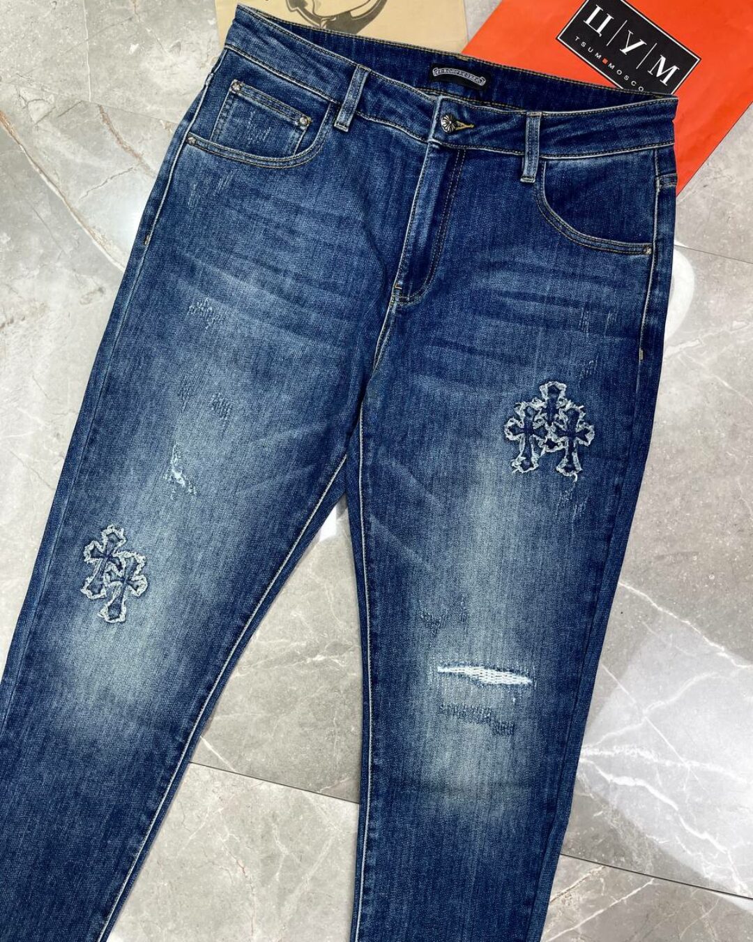 Джинсы Chrome Hearts