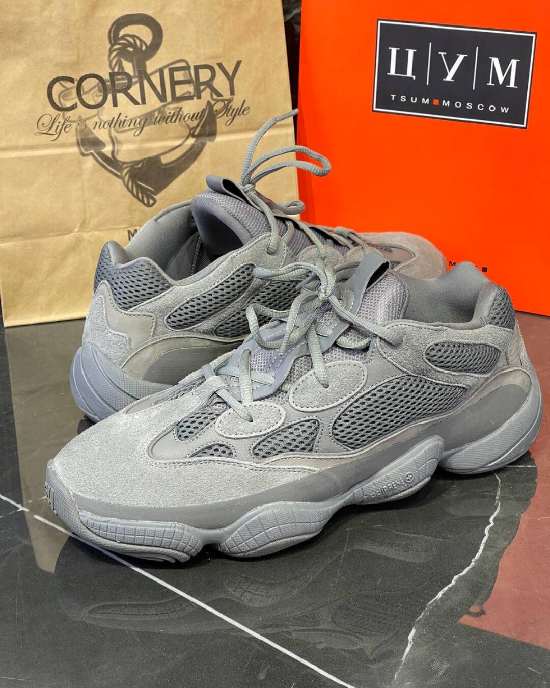 Yeezy 500 "Granite" — фото 4