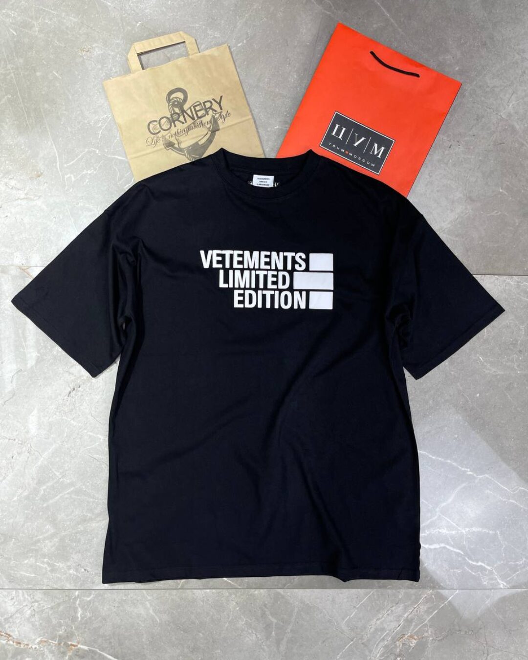 Футболка Vetements TNF Logo