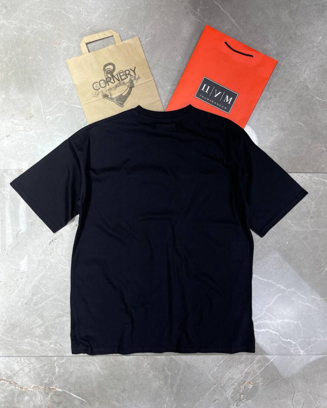 Футболка Vetements TNF Logo — фото 2