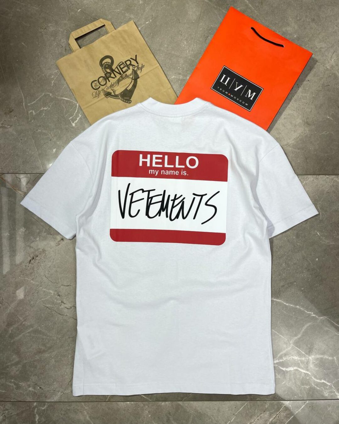 Футболка Vetements My Name Is