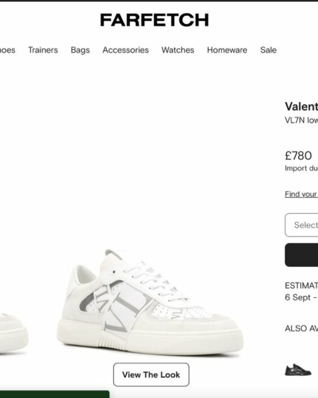 Кеды Valentino