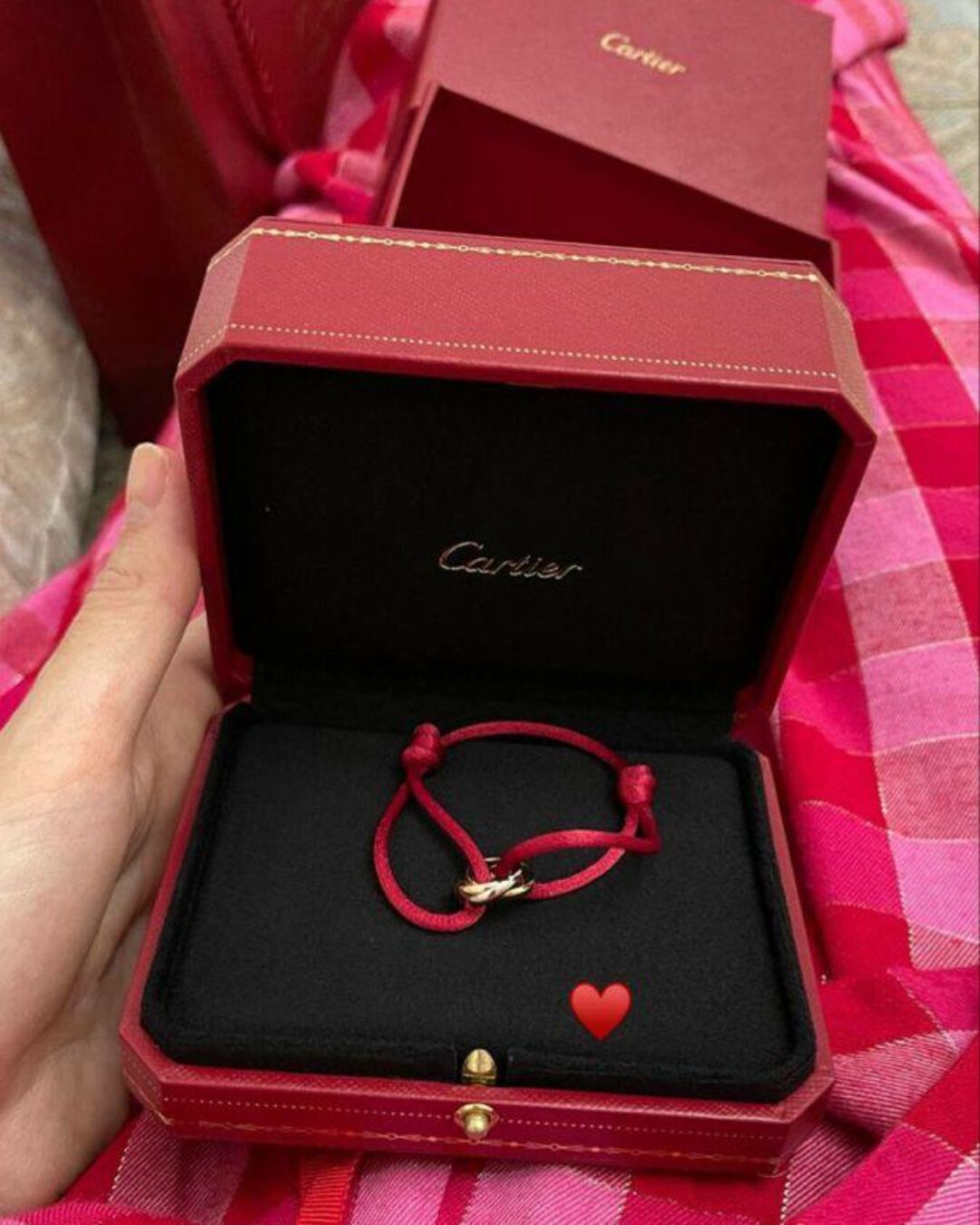 Браслет Cartier Trinity Red