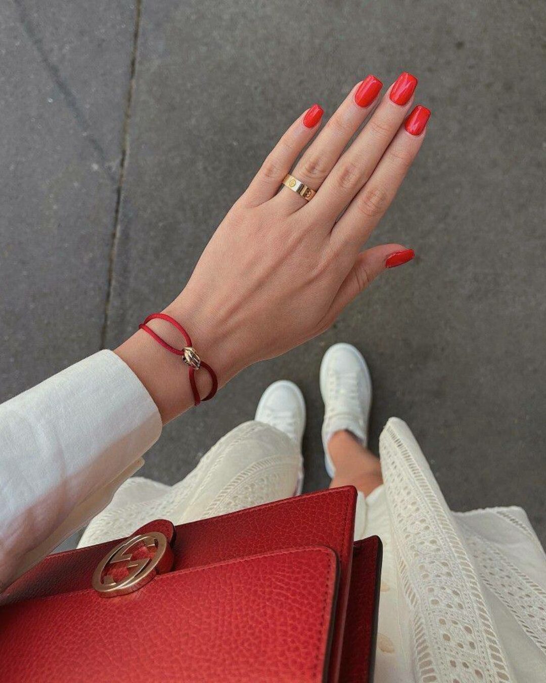 Браслет Cartier Trinity Red